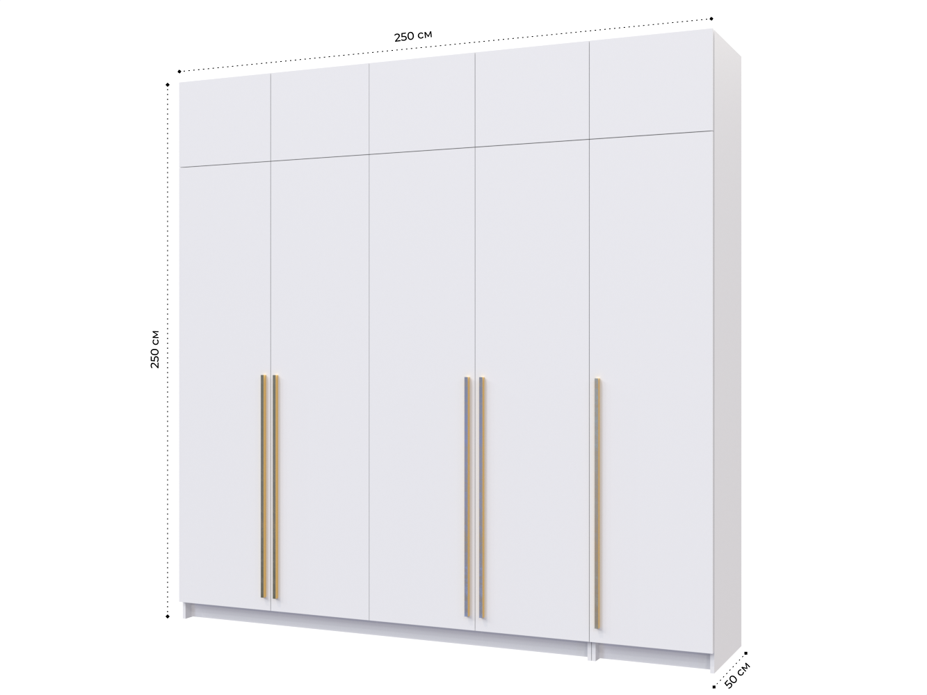 Распашной шкаф Пакс Фардал 87 gold ИКЕА (IKEA) изображение товара