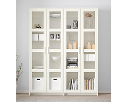 Изображение товара Книжный шкаф Бримнэс 13 white ИКЕА (IKEA) на сайте adeta.ru