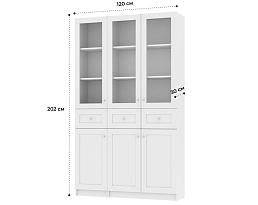 Изображение товара Книжный шкаф Билли 324 white ИКЕА (IKEA) на сайте adeta.ru