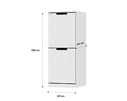 Изображение товара Комод Нордли 35 white ИКЕА (IKEA) на сайте adeta.ru